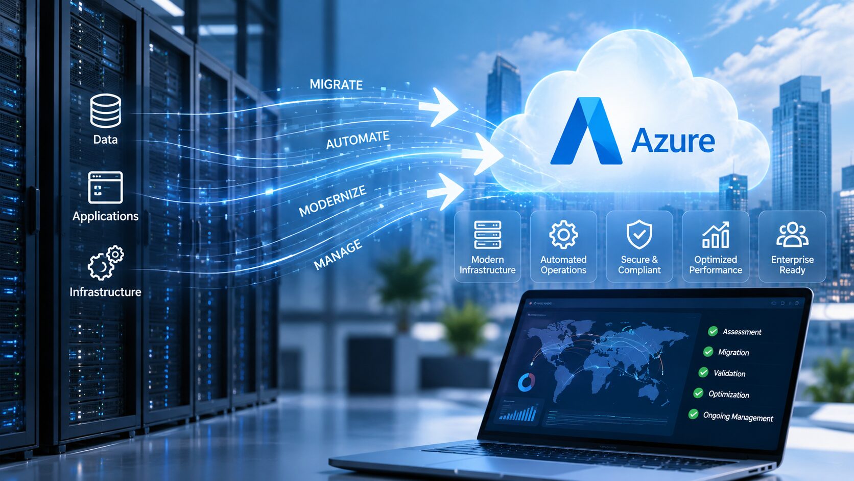 Automated and Engineered Data Center and Enterprise Application Migration and Management image